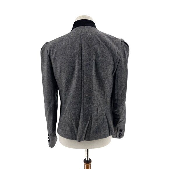 Donnybrook Womens Wool Blend Blazer Jacket Size 11/12 Gray - Picture 2 of 14